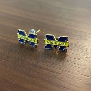 University of Michigan Earrings